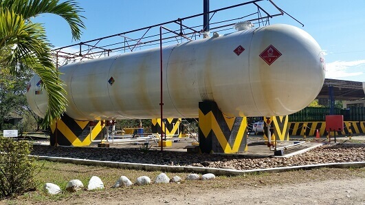 外測液位計臥罐安裝